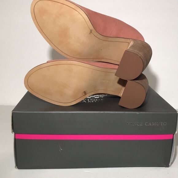 Vince Camuto Mesella Peep-Toe Mules- Sushi - Picture 6 of 6